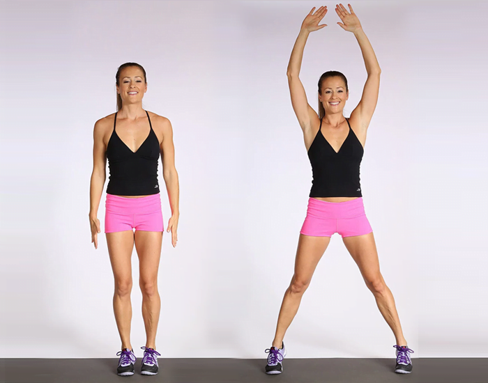 Jumping Jacks in home