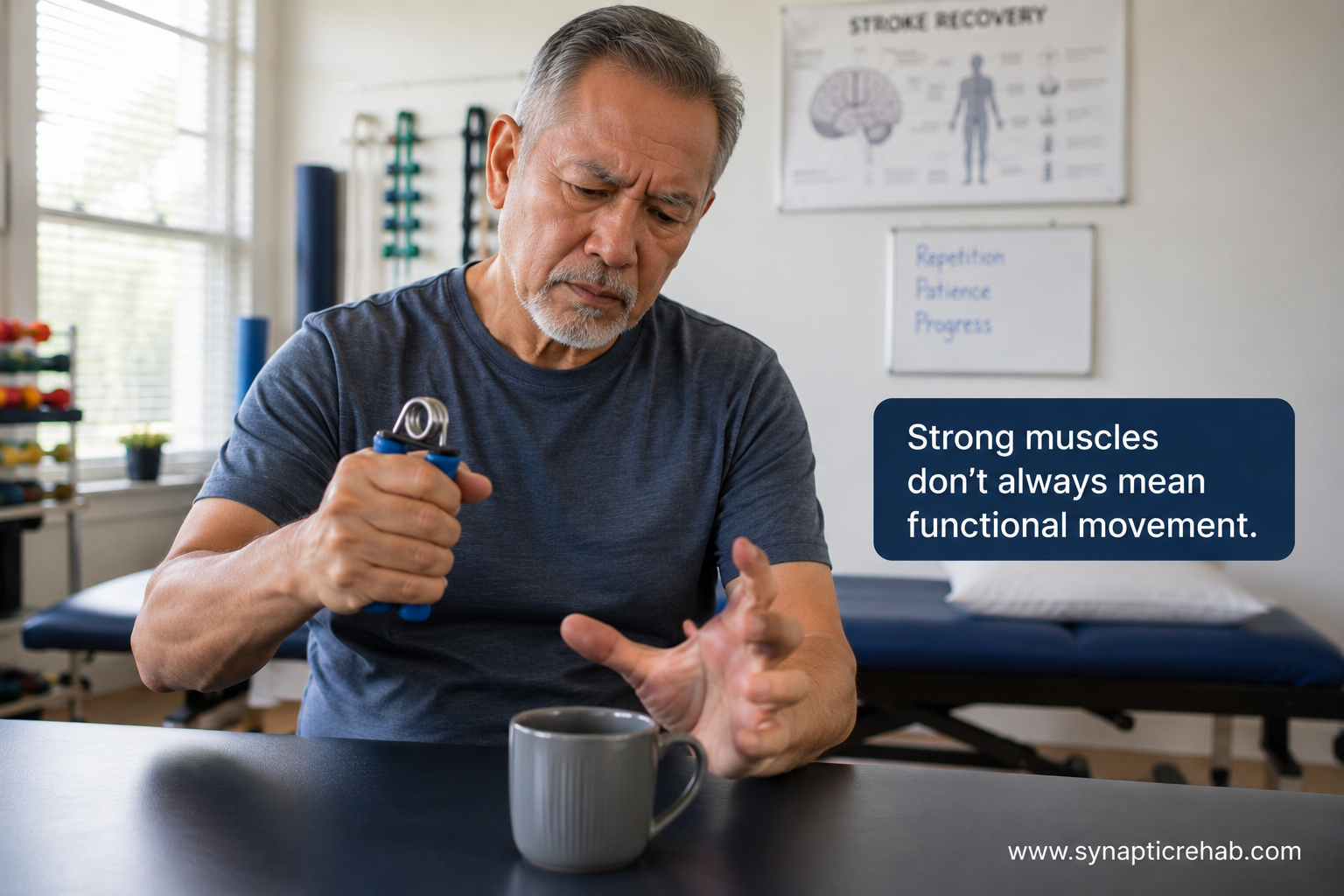 Focused therapy in stroke recovery
